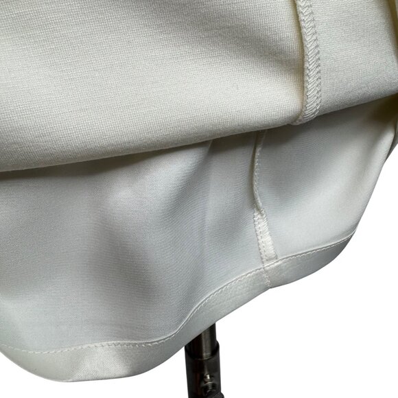 Ted Baker London Bolty Draped White Sleeveless Asymmetrical Sheath Dress Size 0 - Picture 5 of 13